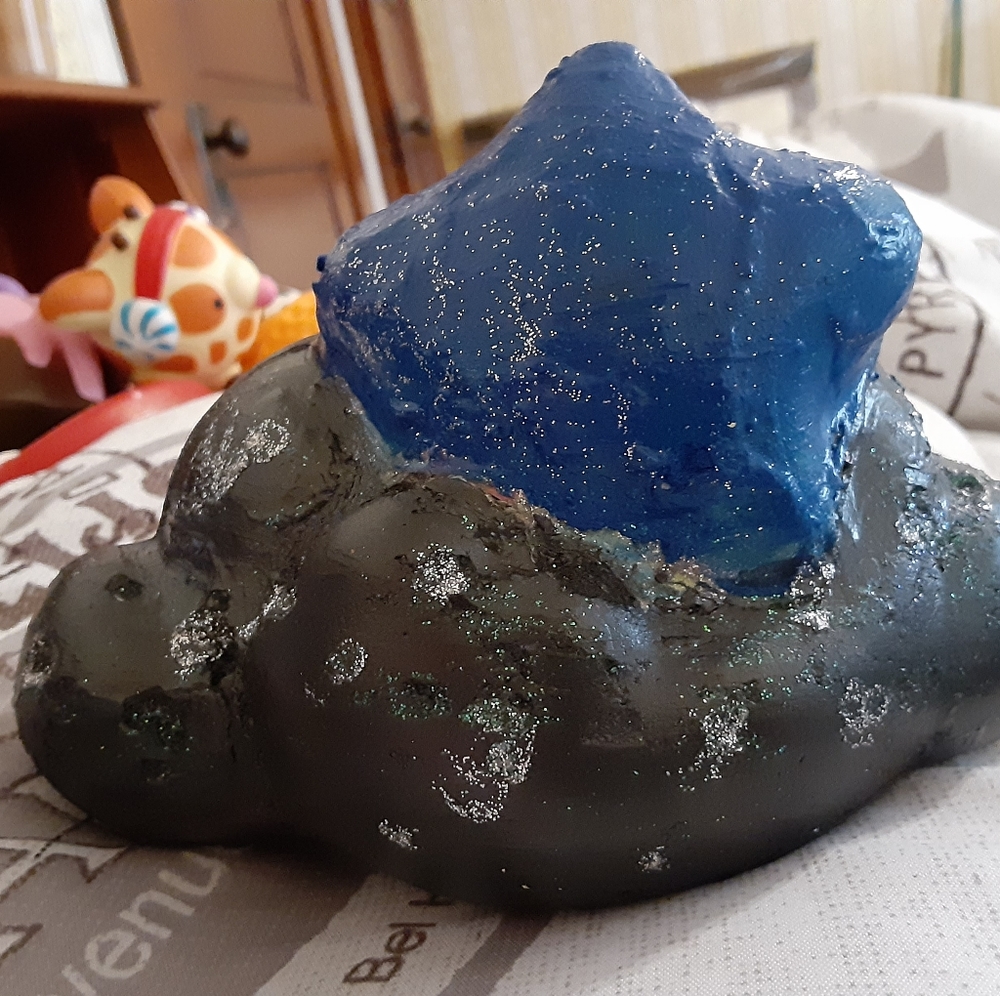 Custom squishy painted by me.